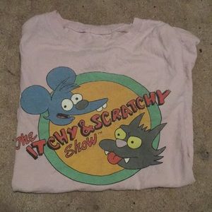 Itchy and Scratchy show shirt